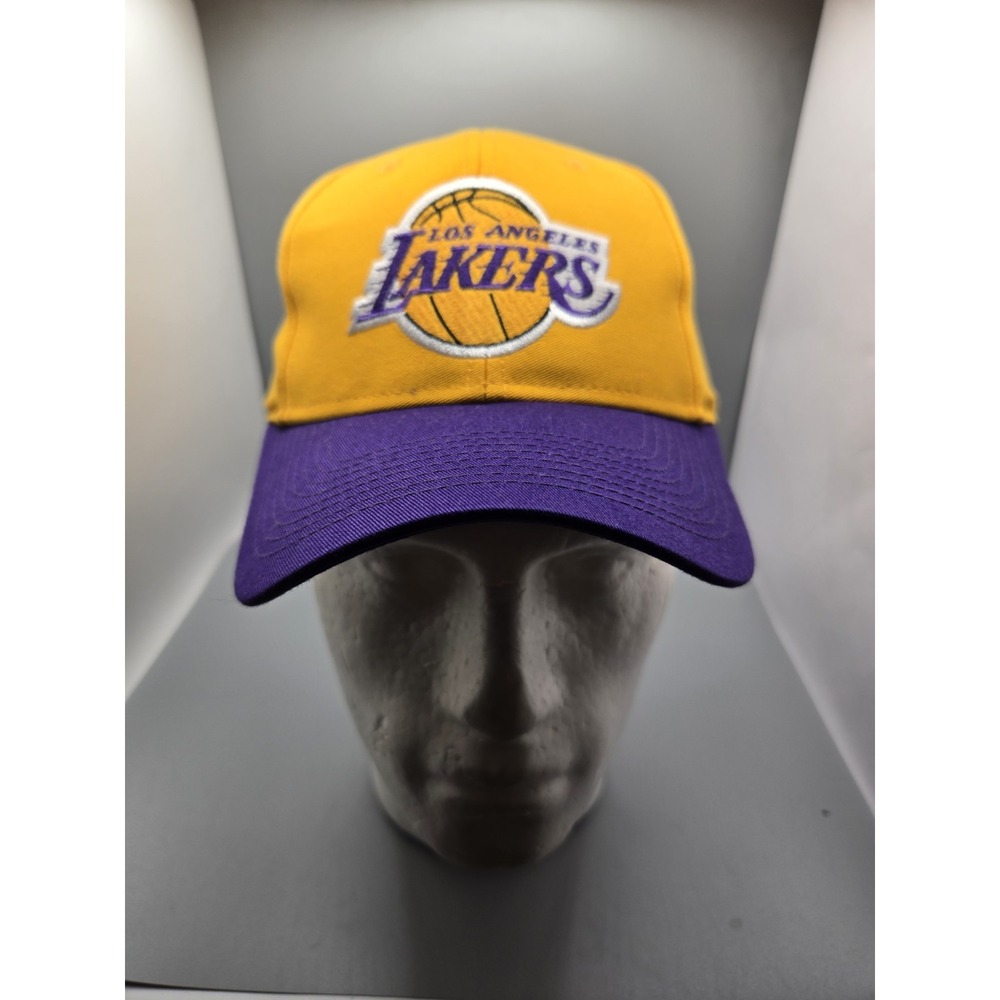Adidas Los Angeles Lakers Hat NWOT NBA Basketball Cap Adult Adjustable Yellow...